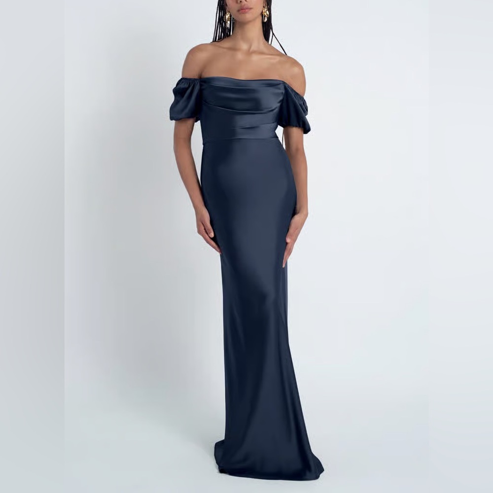 Jenny Yoo Navy Blue Wedding Dress